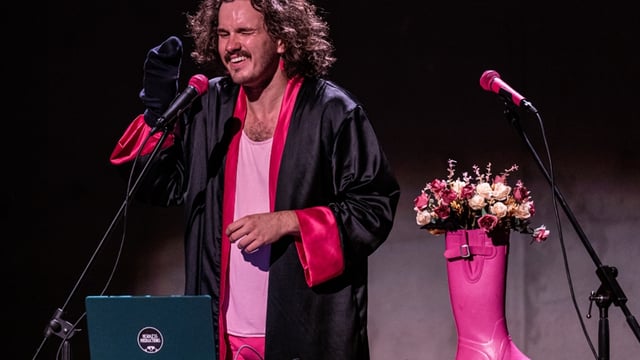Pink Boots and an Alcoholic Sock Puppet