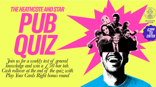 The Heathcote & Star Pub Quiz