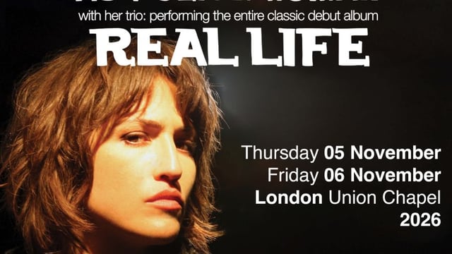 Joan As Police Woman 20 Years of Real Life Tour 6 Nov