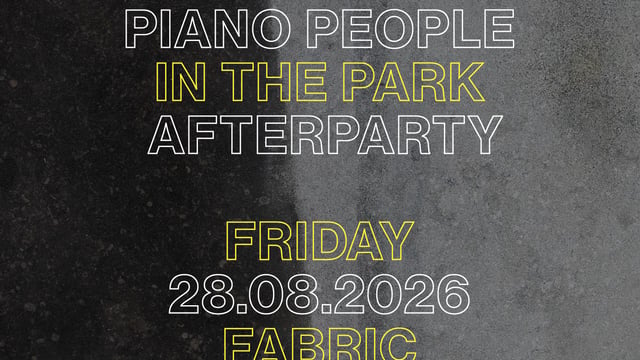 FABRICLIVE: Piano People Afterparty