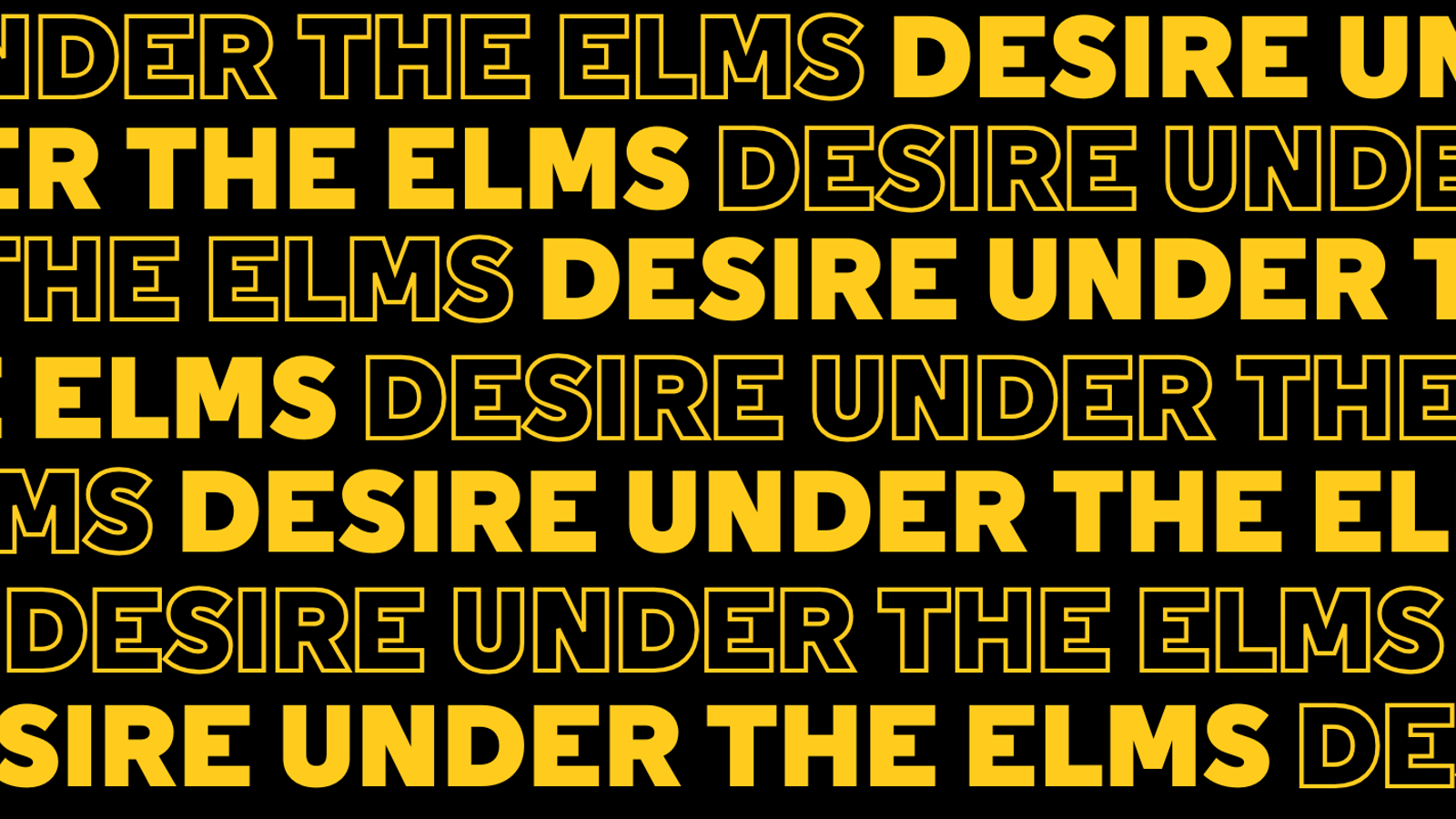 Desire Under the Elms