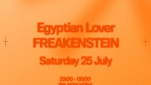 Phonox: CIRCULATE with Egyptian Lover, FREAKENSTEIN - Day & Night