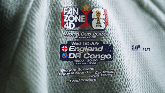 FANZONE4D x Riverside East: England v DR Congo