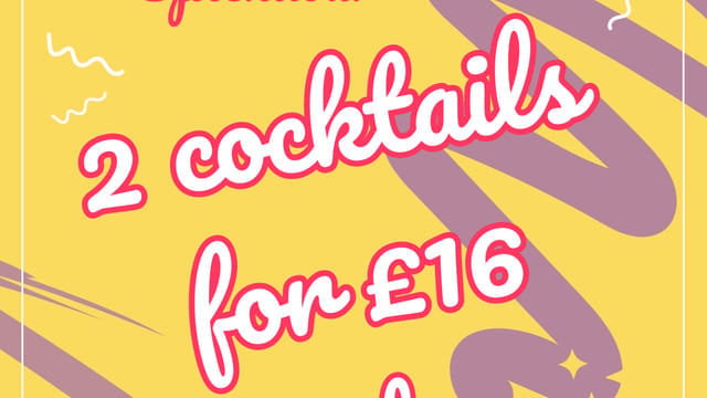 2 for £16 Cocktails