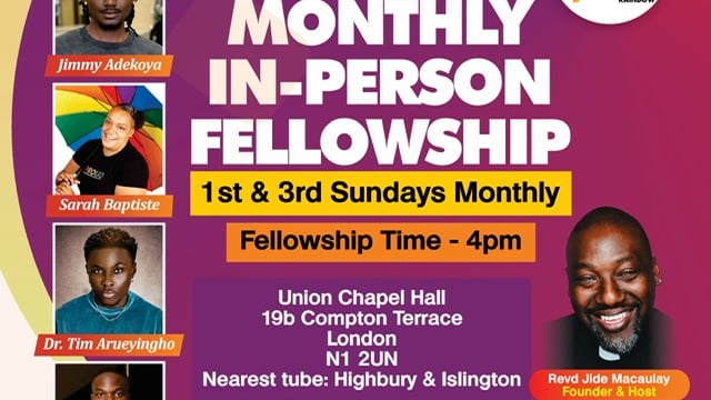 House Of Rainbow Monthly In-Person Fellowship