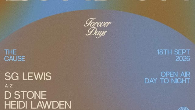 SG Lewis presents Forever Days