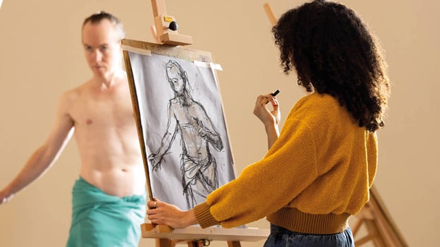 Fabric and the figure: Life drawing summer school