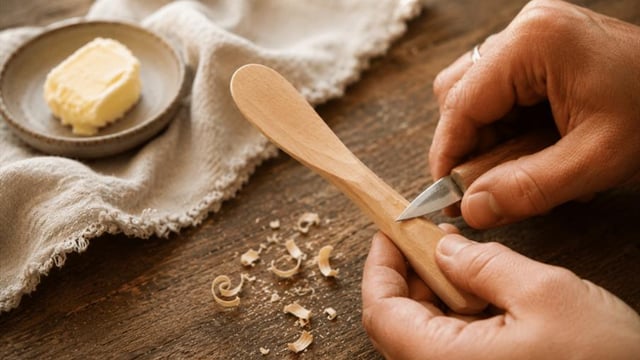 Butter Spreader Carving