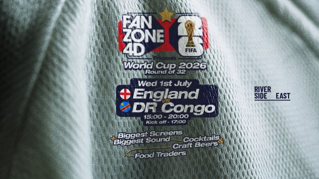 FANZONE4D x Riverside East: England v DR Congo - Round of 32