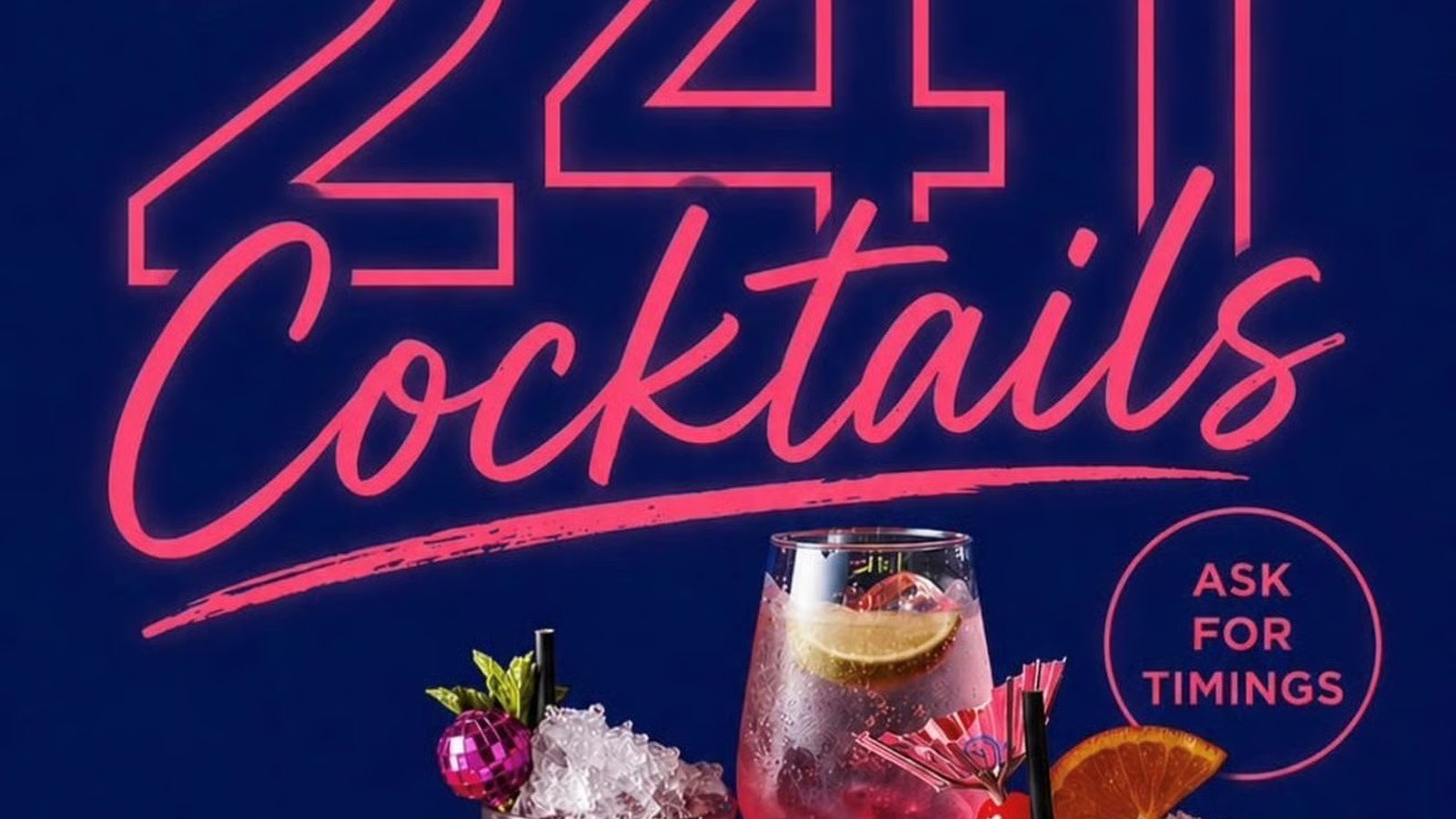 241 cocktails all day long
