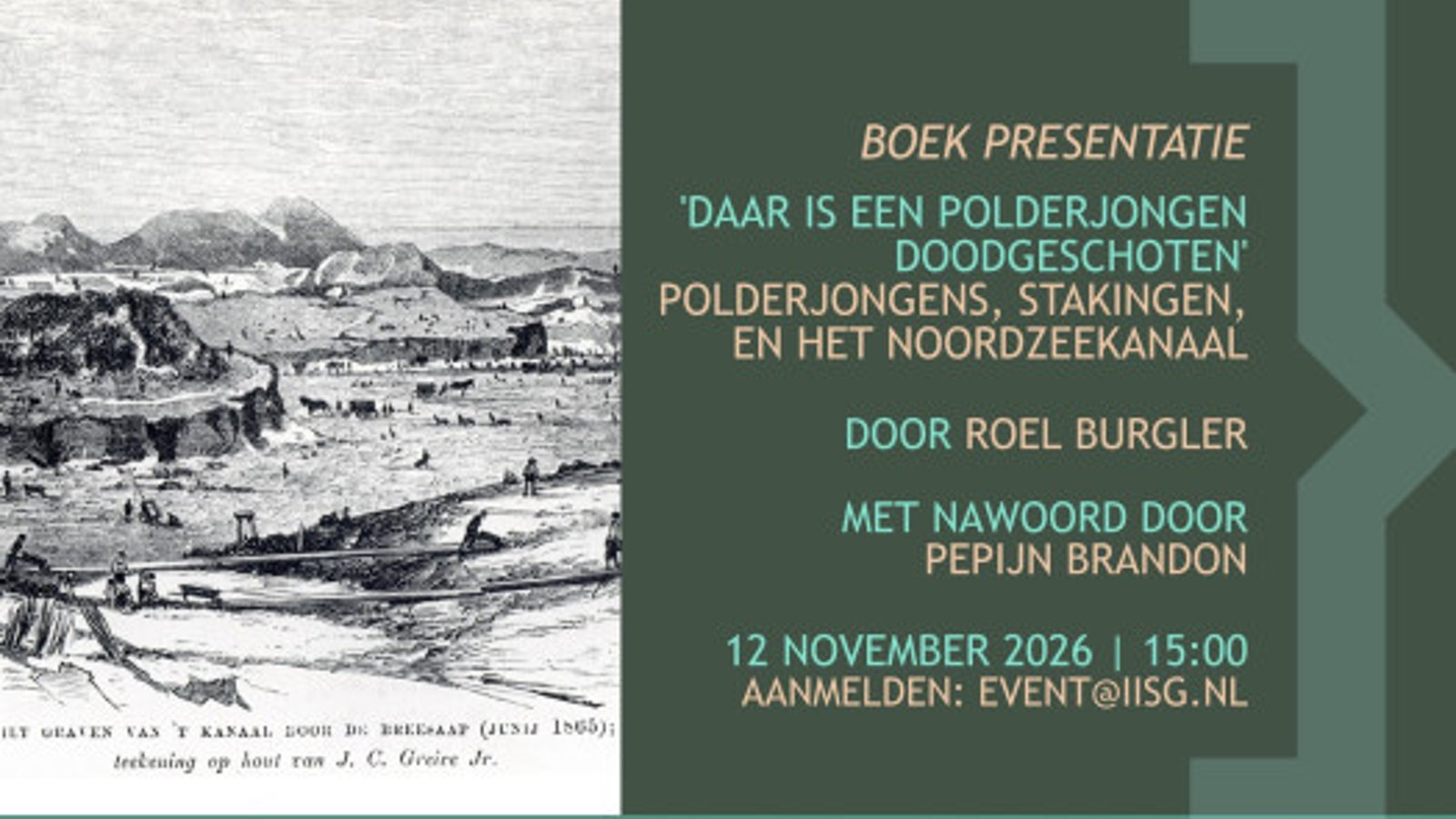 Boek presentatie: Daar is een polderjongen doodgeschoten
