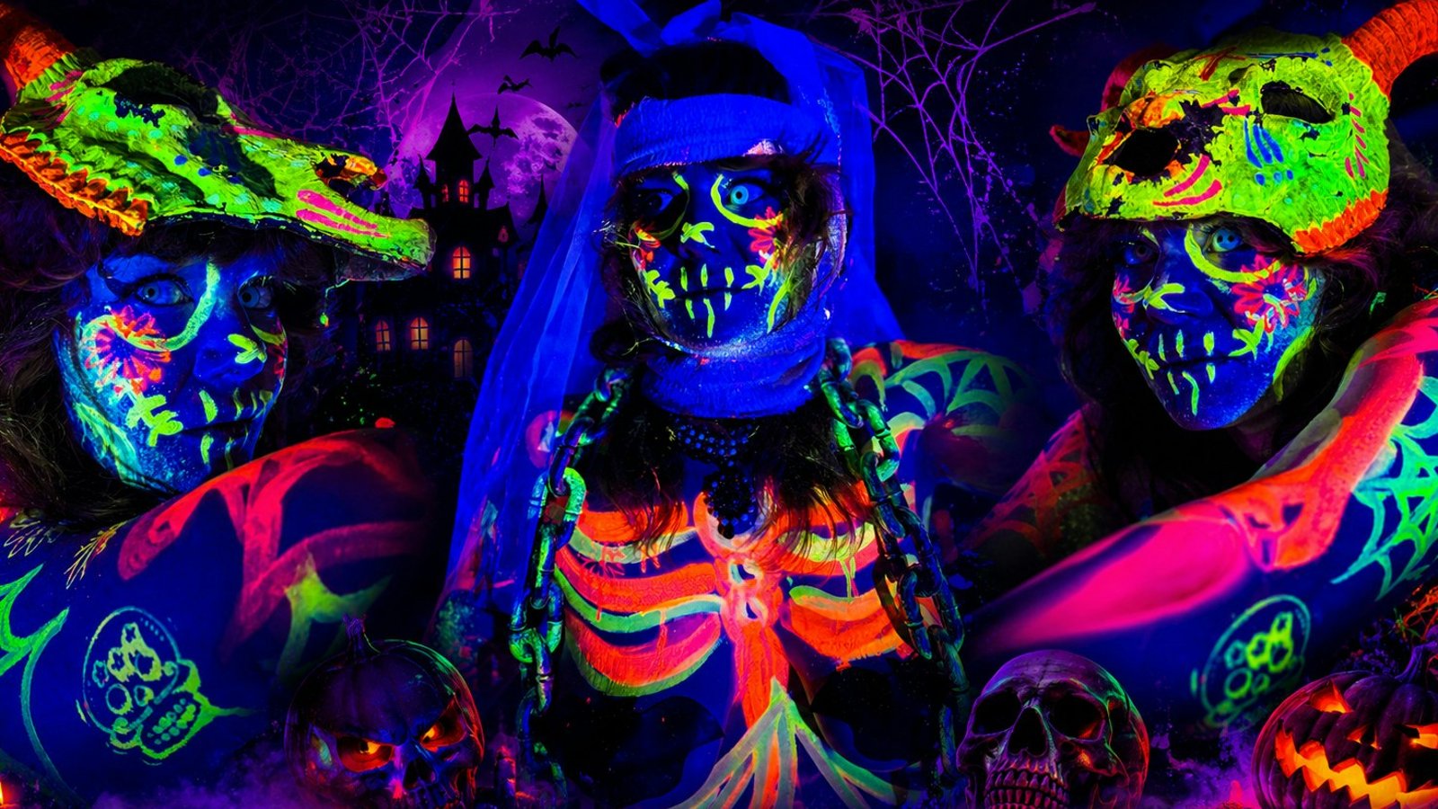 Halloween Neon Naked Life Drawing | Clapham North!
