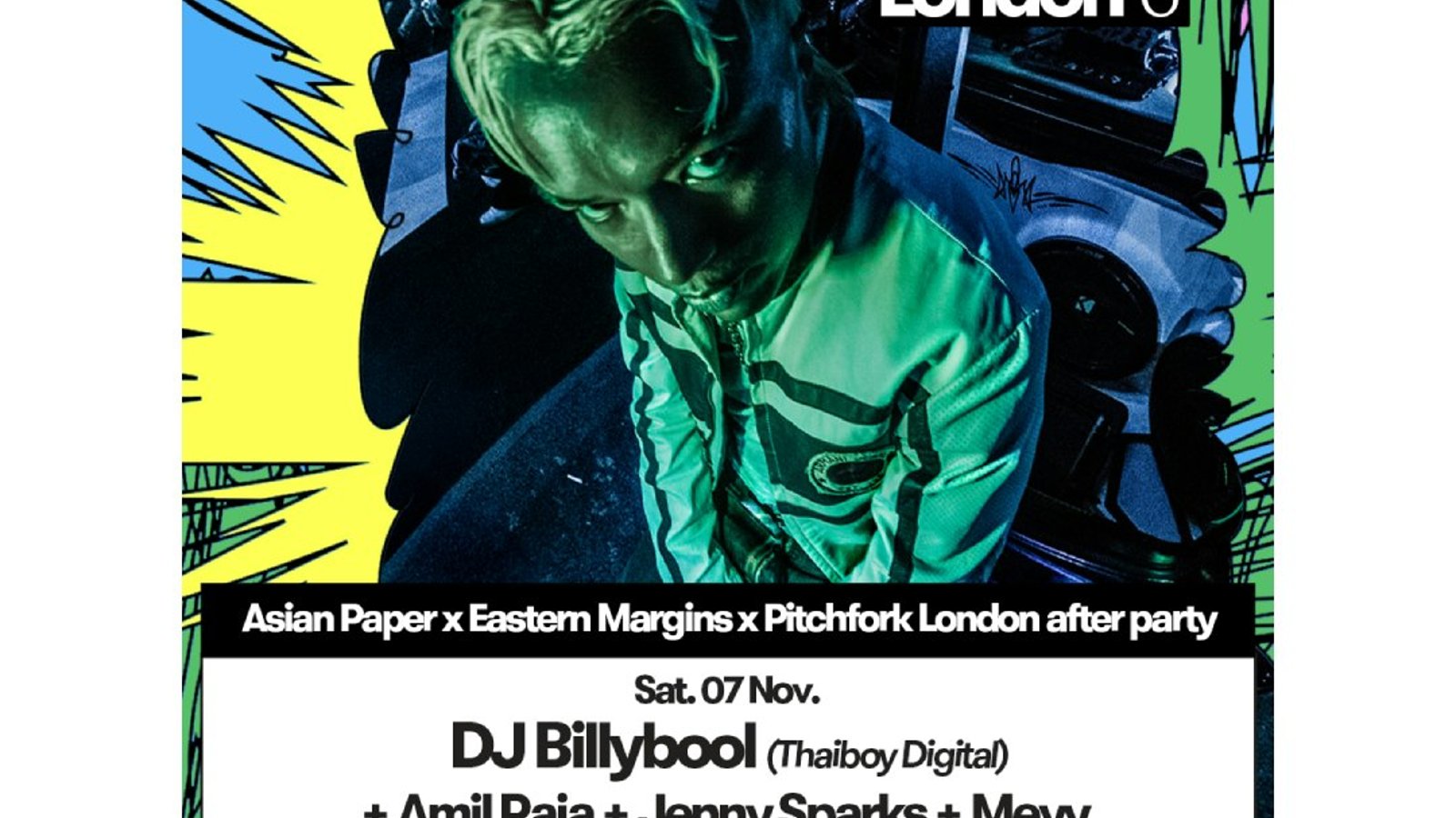 WIN TICKETS: DJ BILLYBOOL (Pitchfork x Asian Paper x Eastern Margins)