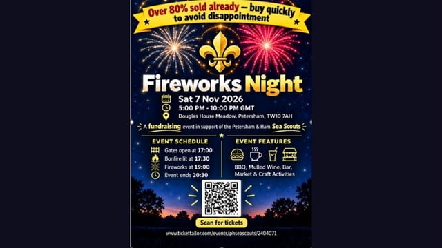 Fireworks and Bonfire Event