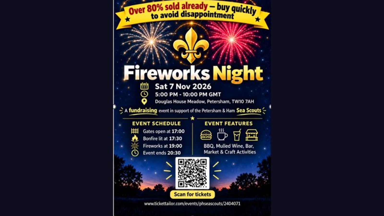 Fireworks and Bonfire Event
