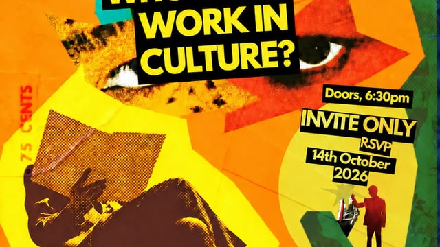 Who Gets To Work In Culture?