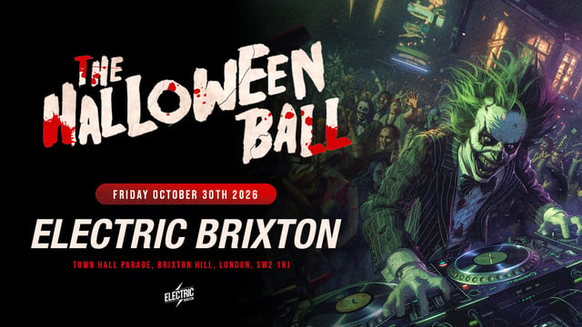 The London Halloween Ball 2026 Live From Electric Brixton