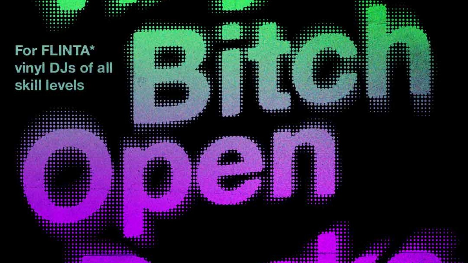 Vinyl Bitch Open Decks 032