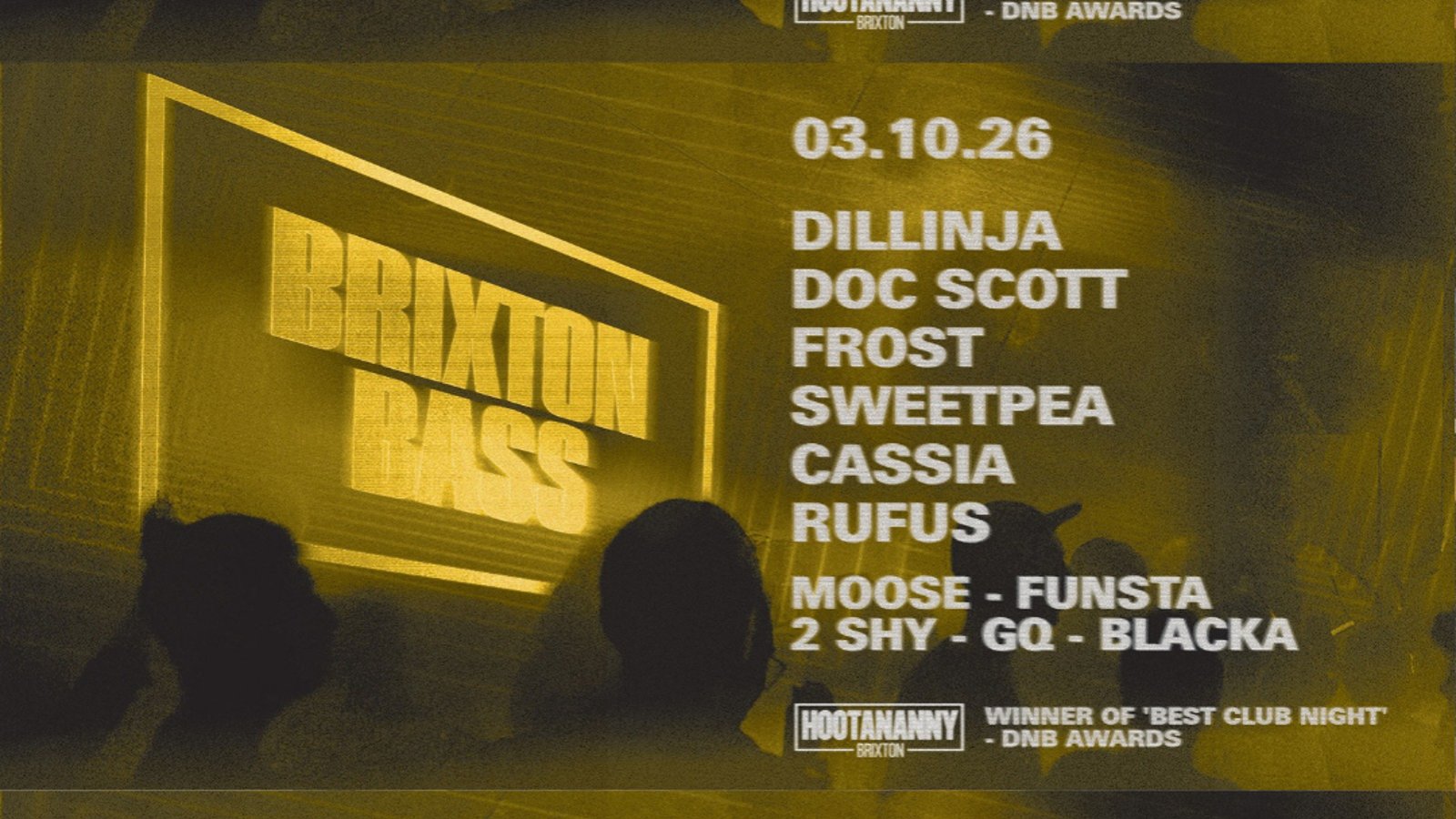 Brixton Bass: Dillinja, Doc Scott, Frost