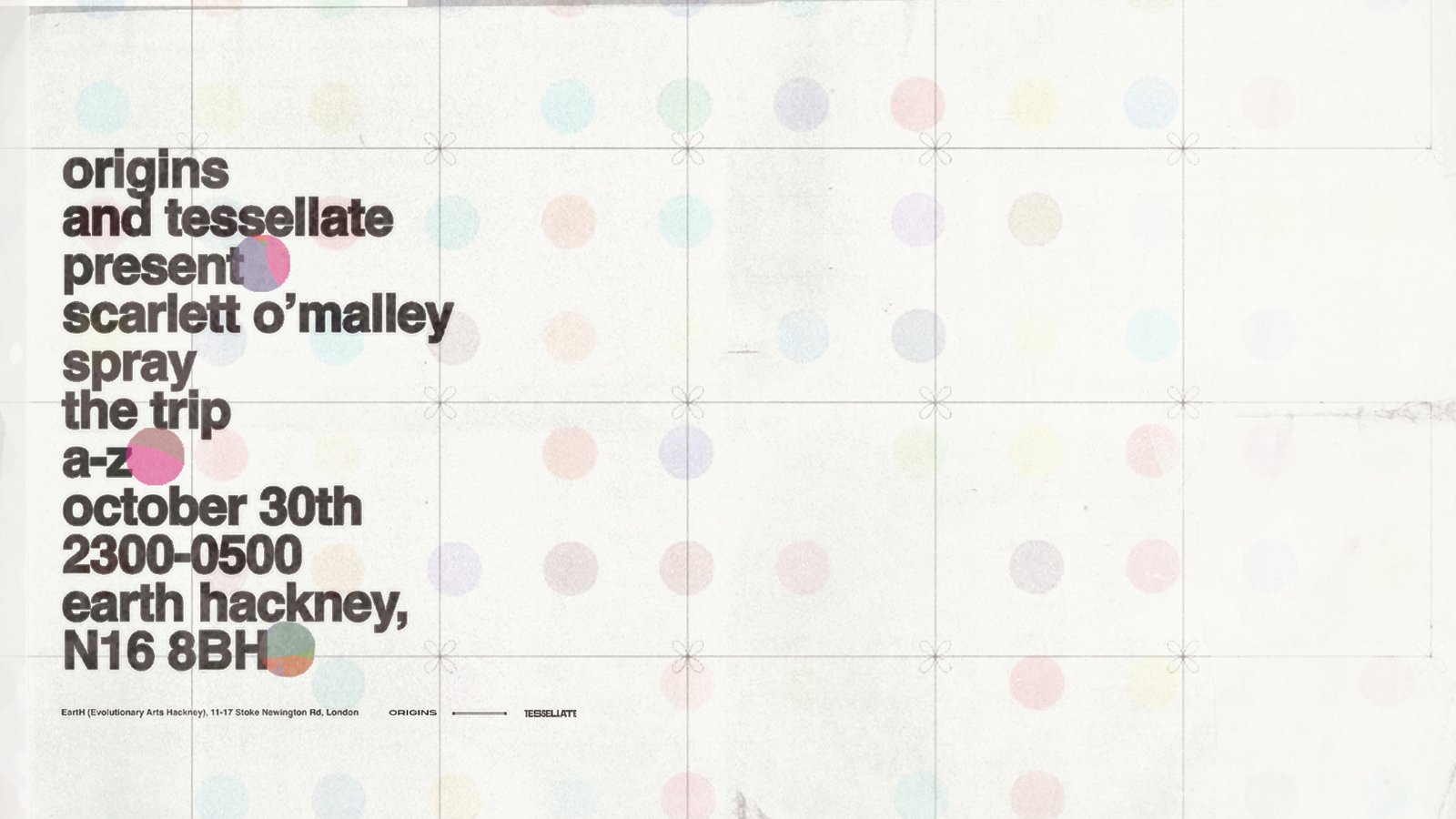 Tessellate x Origins: The Trip, Spray & Scarlett O'Malley