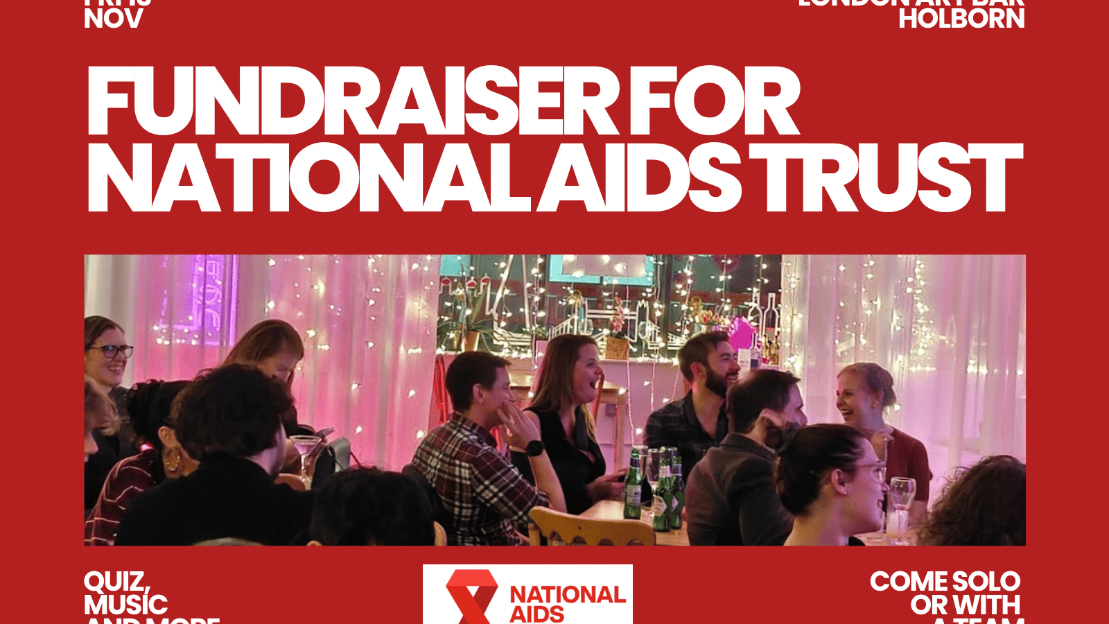 Fundraiser for National AIDS Trust - Quiz & Music