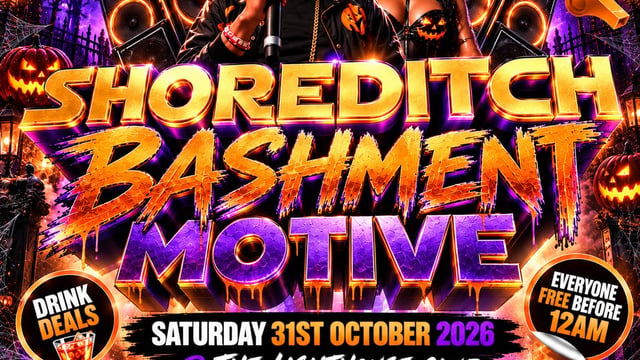 Shoreditch Bashment Motive - Everyone Free Before 12AM