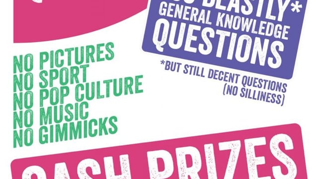 BRUTAL QUIZ - Thursday 8th October