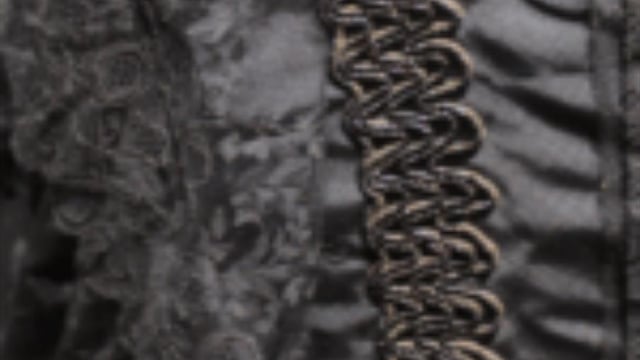 Beading inspired by Victorian Mourning Wear