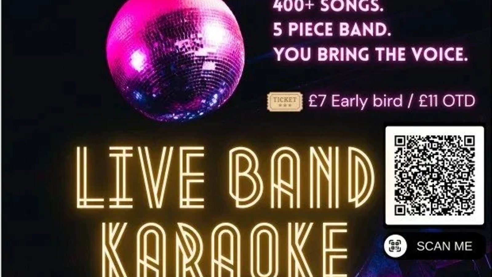 Live Band Karaoke (Halloween Special)