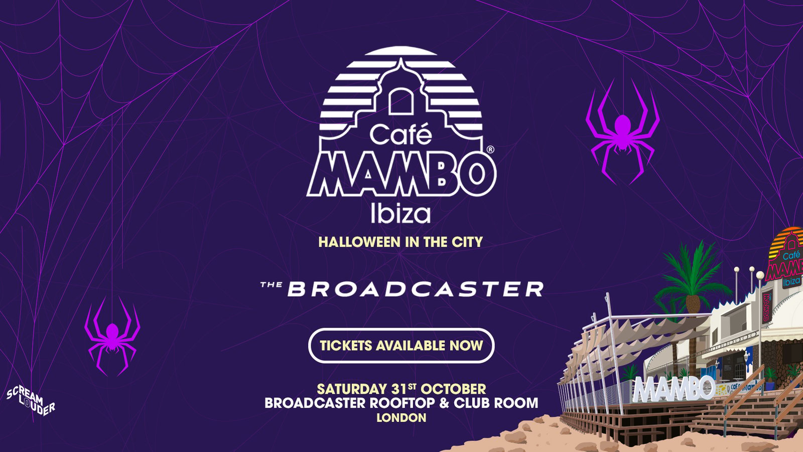 Cafe Mambo Ibiza Halloween Rooftop Party