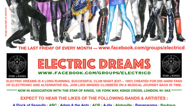 ELECTRIC DREAMS HALLOWEEN PARTY (electronic / alternative music club night)