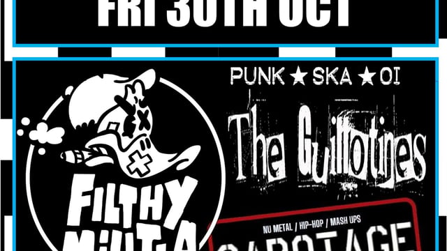 Undercover Presents: FILTHY MILITIA, THE GUILLOTINES & SABOTAGE!