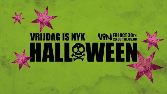 Vrijdag is NYX: Halloween