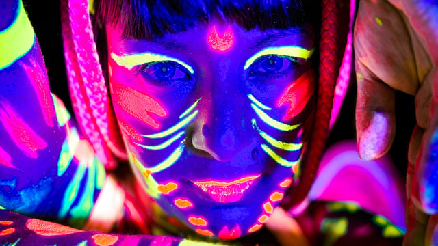 Neon Naked Life Drawing | UV Art Experience