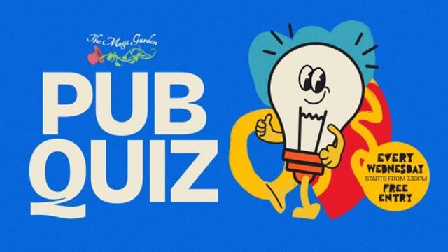 Pub Quiz @ The Magic Garden Free Entry
