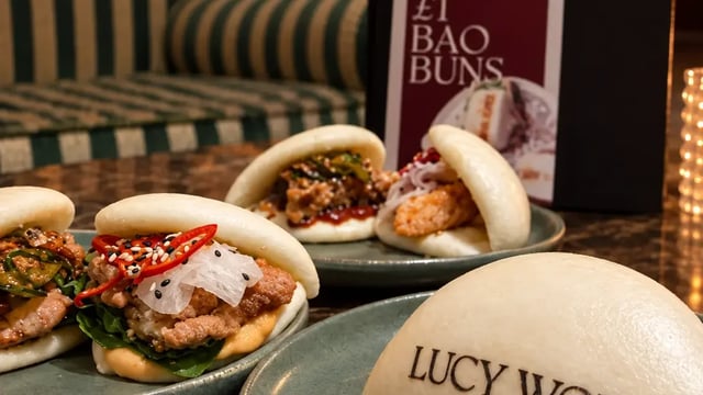 Join us every Tuesday at Lucy Wong in Fitzrovia for our £1 Bao Buns offer. Enjoy a selection of Asian-inspired bao in our stylish underground Hong Kong bar, just moments from Soho.