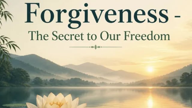 Forgiveness - The Secret to Our Freedom (Tamil Talk)