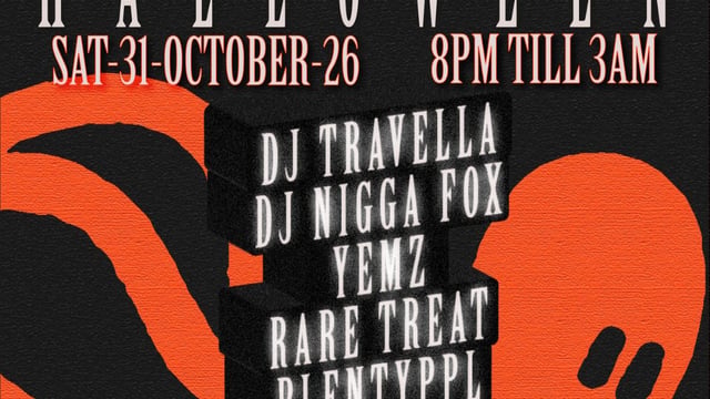Halloween Warehouse Dance with DJ Travella, DJ Nigga Fox, plentyppl + more