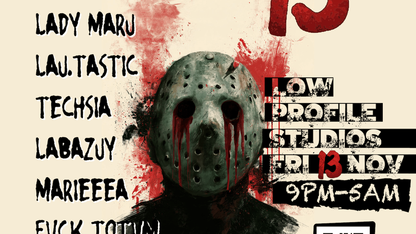 Technodrome: Friday The 13th - Warehouse Rave