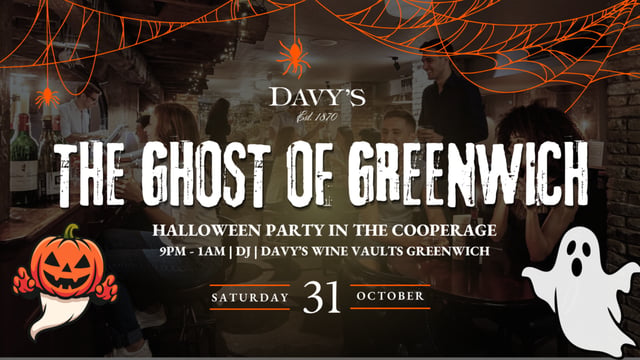 The Ghost of Greenwich Halloween Party in The Cooperage.