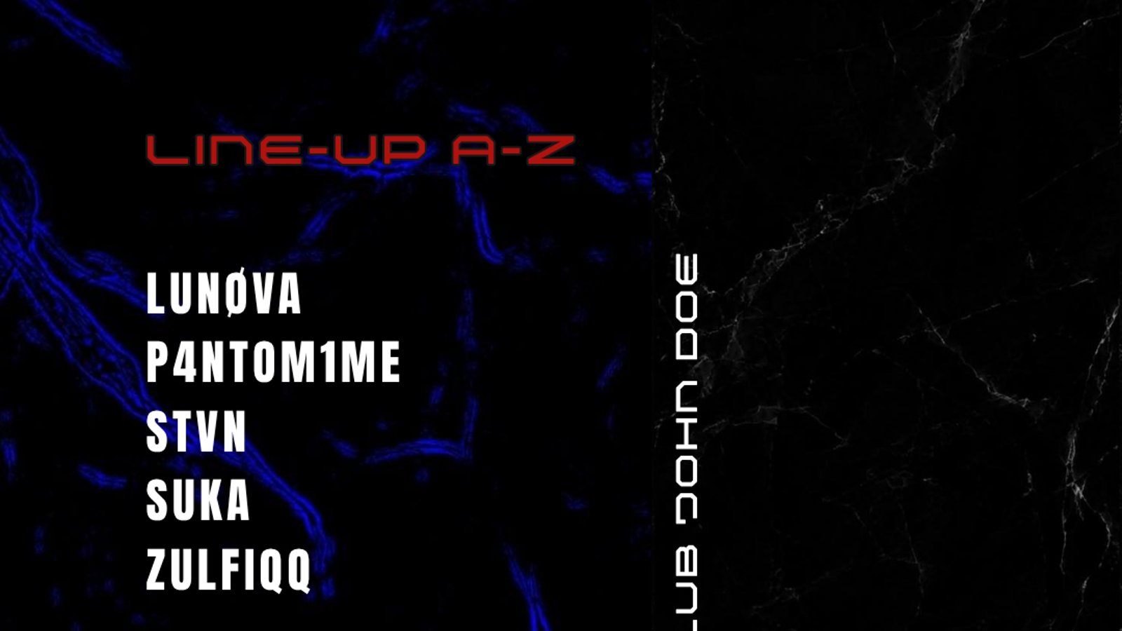 [PHANTOM GROUP] KLUBNACHT w SUKA / STVN / LUNØVA / ZULFIQQ / P4NTOM1ME