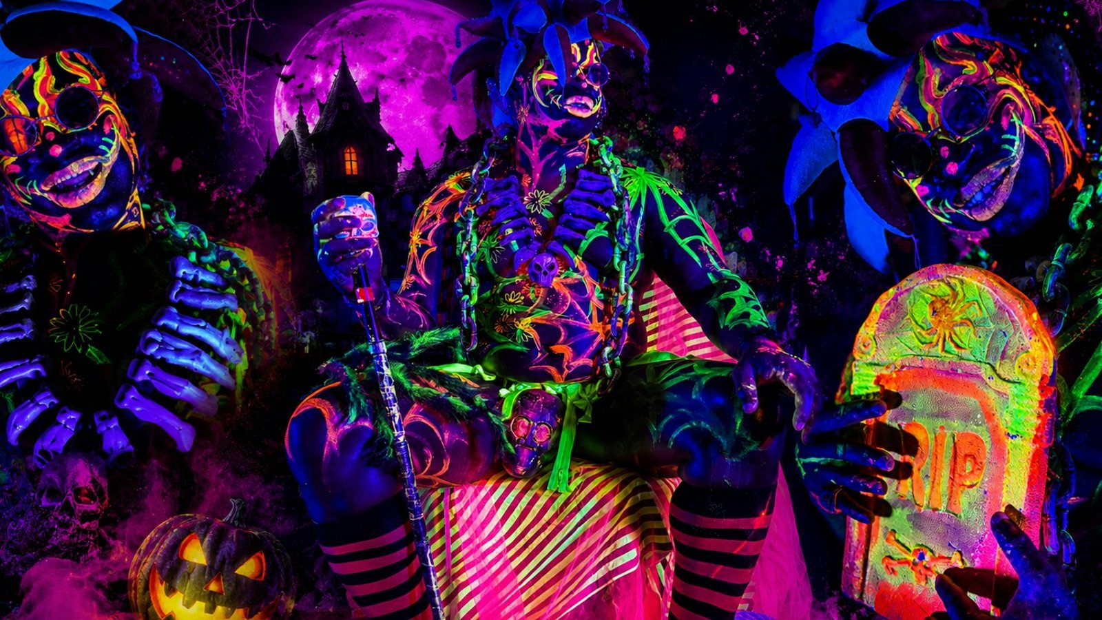 Halloween Neon Naked Life Drawing | Oxford Circus!