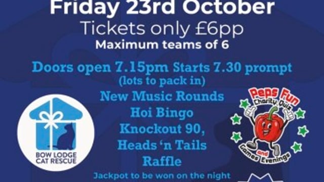 Steve Pep’s charity fundraising quiz