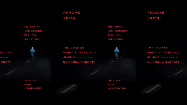 FRACAS: The Boxmen + Mabel Clarke (Solo) + Jummy + DJ Sonny Barrett