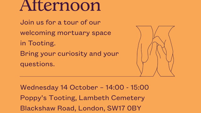 Poppy’s funeral directors open afternoon