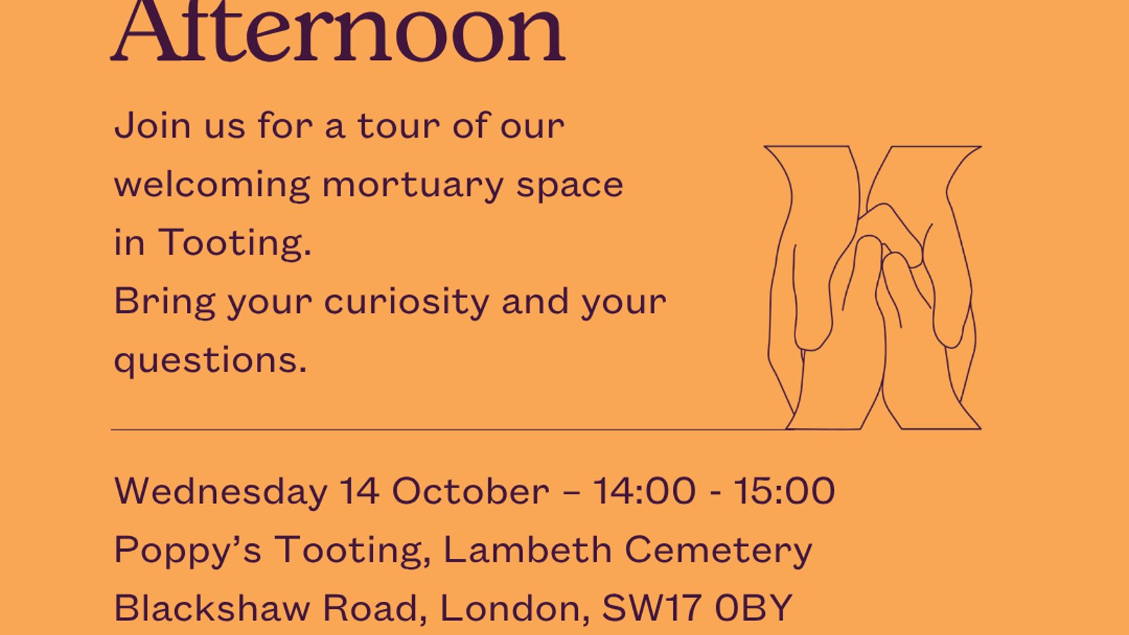 Poppy’s funeral directors open afternoon