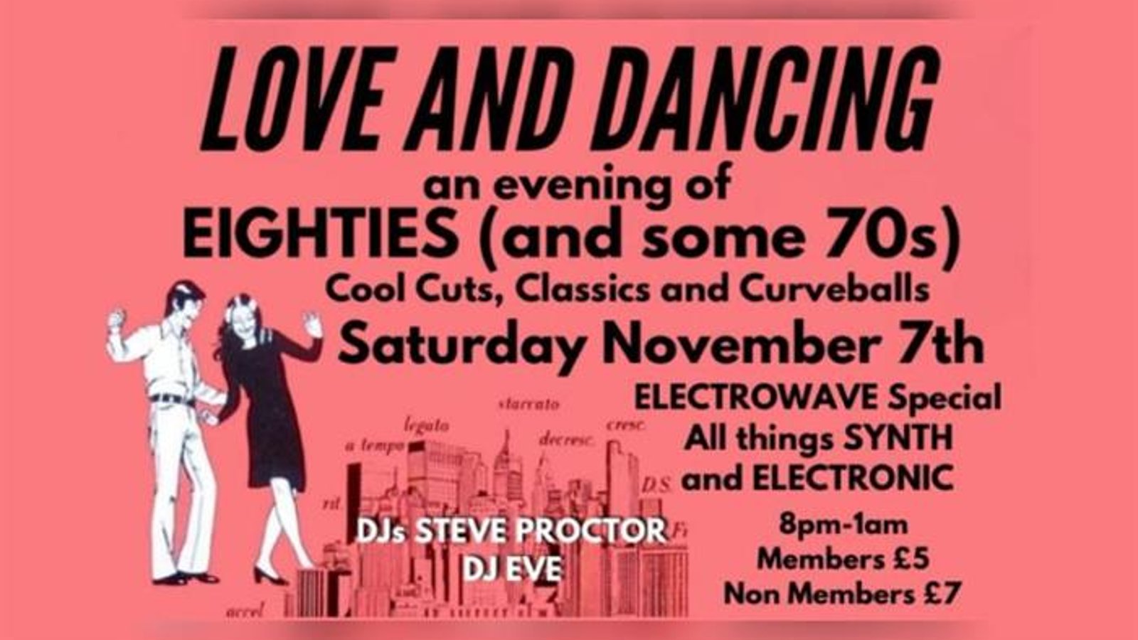 Love and Dancing An Evening of Eighties (and Some 70s)