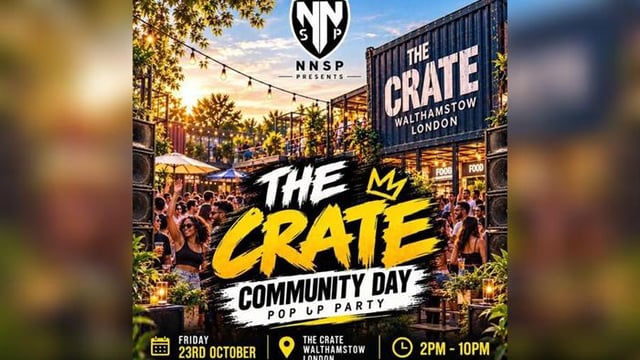 "the Crate" Community Day Party