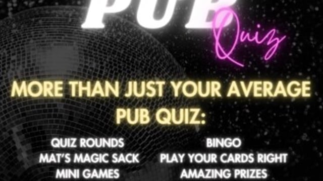 Mat & JP’s Fun Pub Quiz