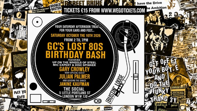 Gary Crowley's Lost 80s Birthday Bash